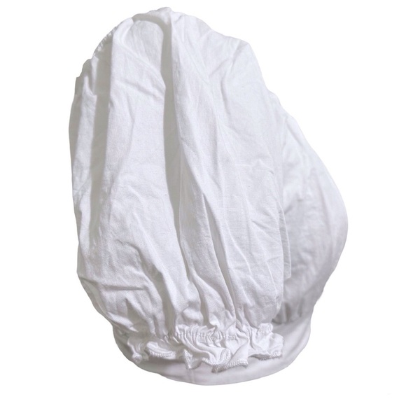 Altar’d State White Crop Peasant Blouse Belted Blouse Puff Sleeve Size Medium - Picture 4 of 11